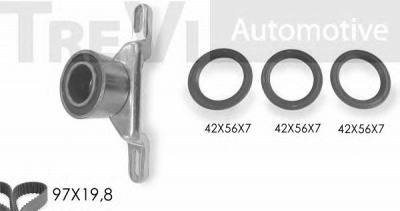 TREVI AUTOMOTIVE kd1116s1 -  Комплект ремня ГРМ